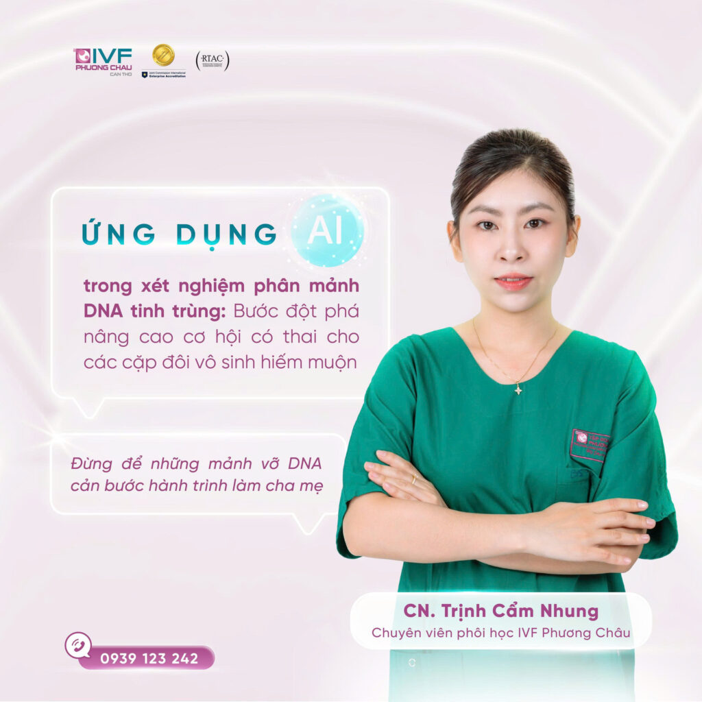 Ứng dụng AI trong xét nghiệm phân mảnh DNA tinh trùng