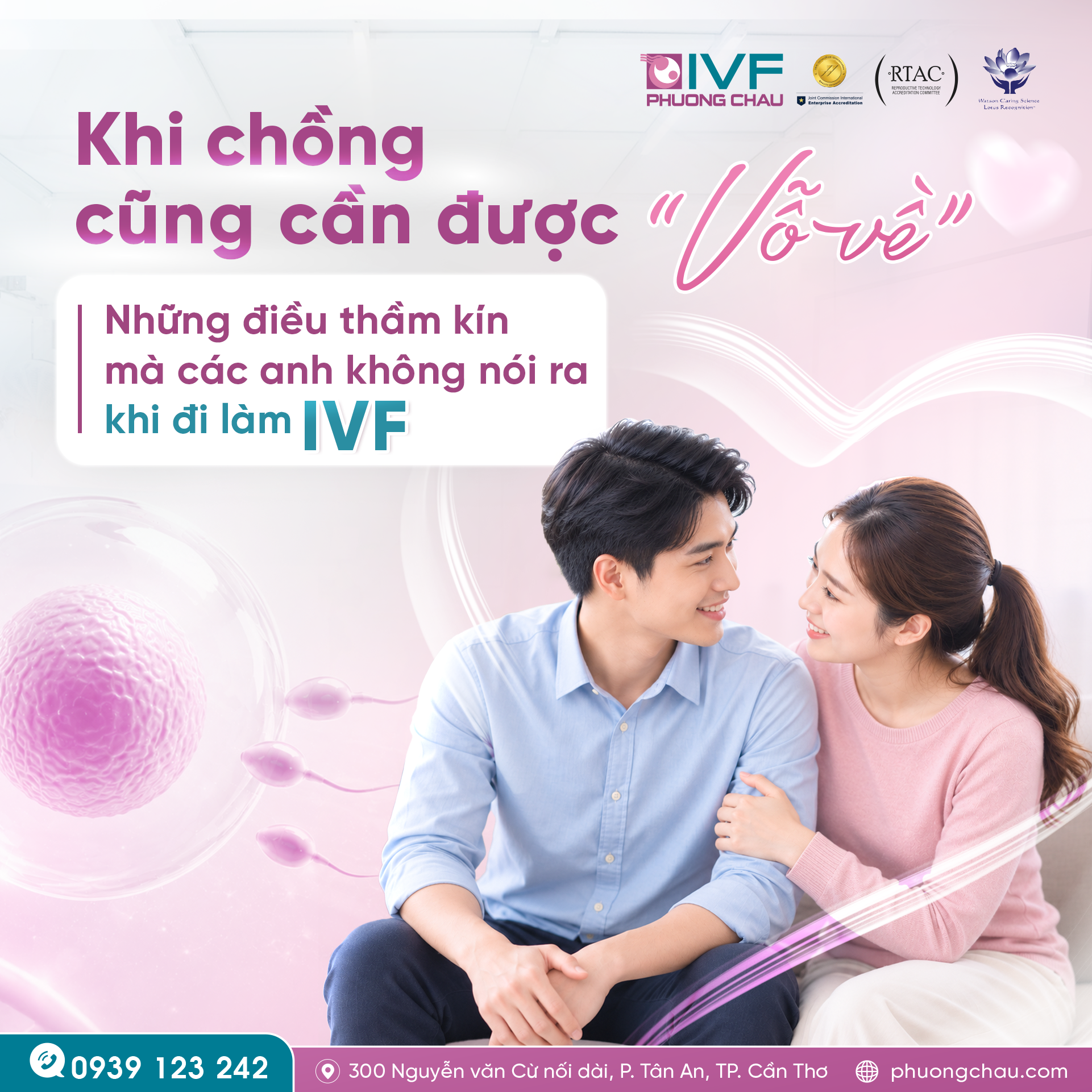 hi người chồng cũng cần được vỗ về: Những khoảng lặng khó nói trong hành trình IVF