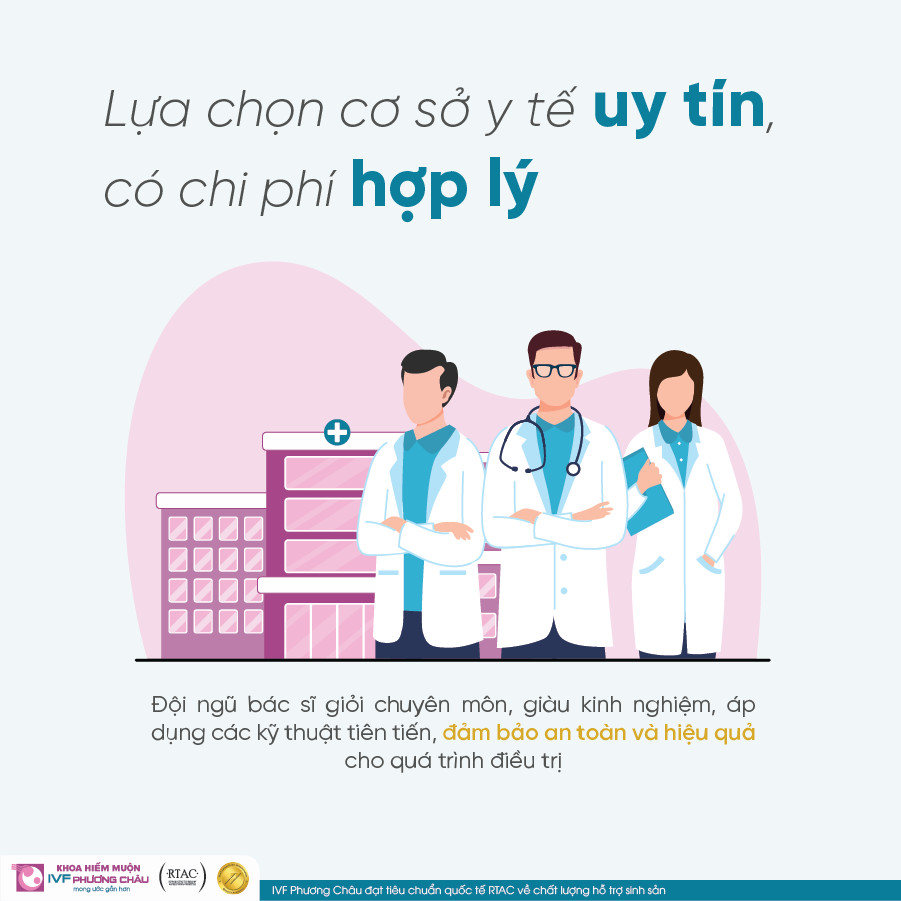 Lựa chọn cơ sở y tế uy tín, chi phí hợp lý